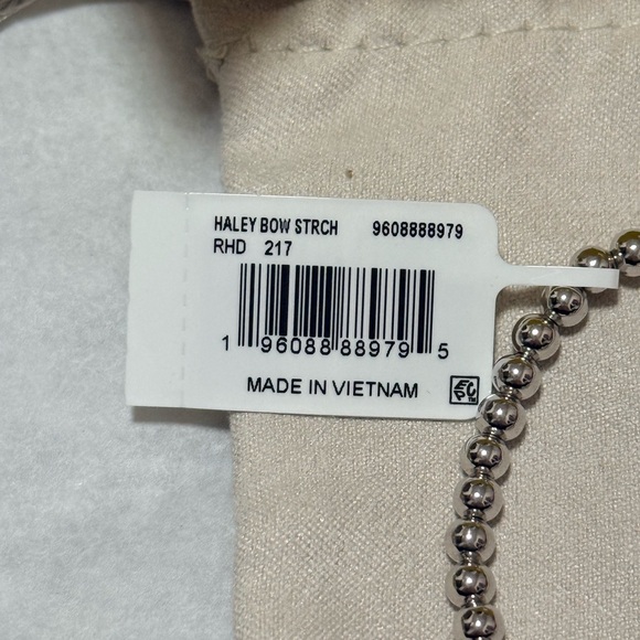 HP! NWT Kendra Scott Haley Bow Silver Stretch Bracelet in Ivory Mother-of-Pearl - Picture 6 of 7